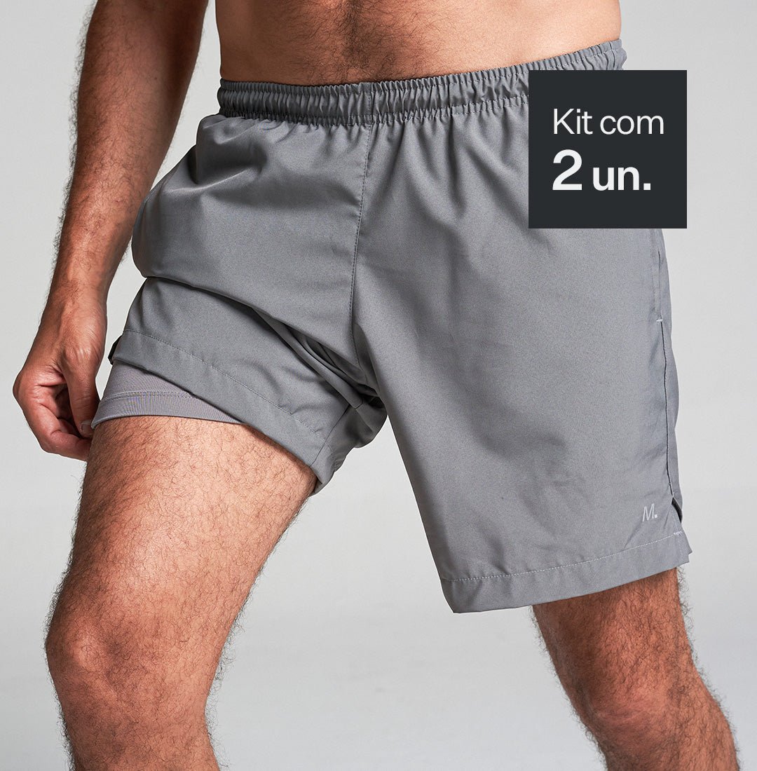 Kit 2x Fitness-Shorts