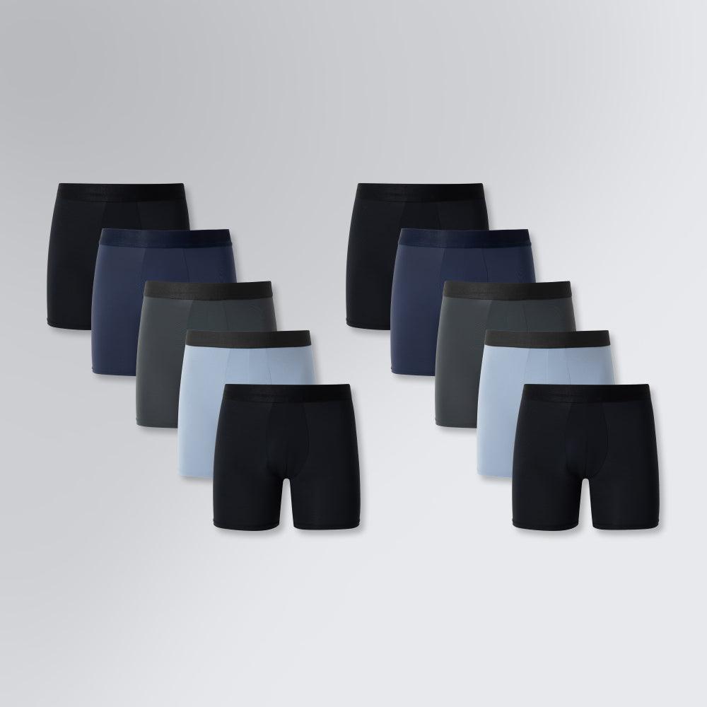 Set mit 10 Performance-Boxershorts