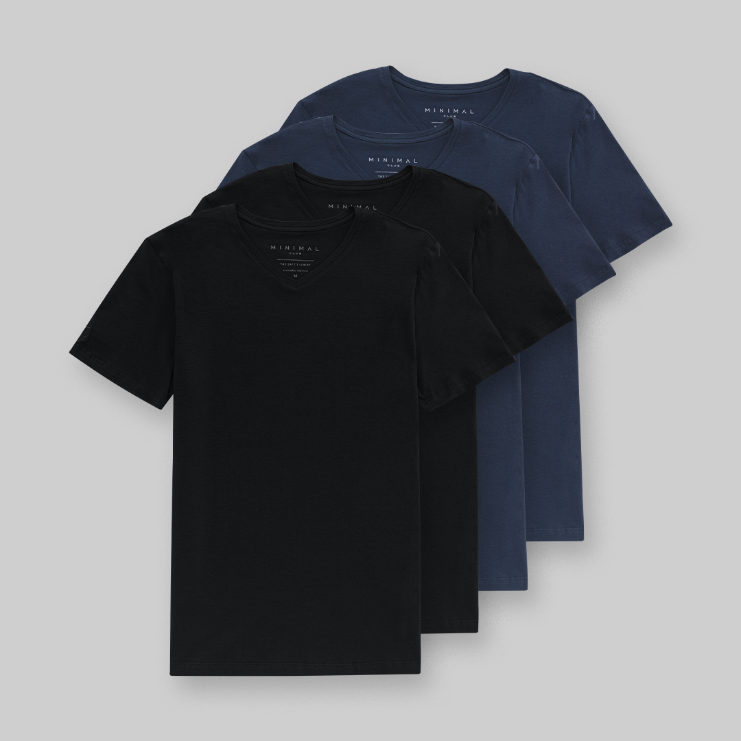 Kit Minimal 4X – 4 T-Shirts