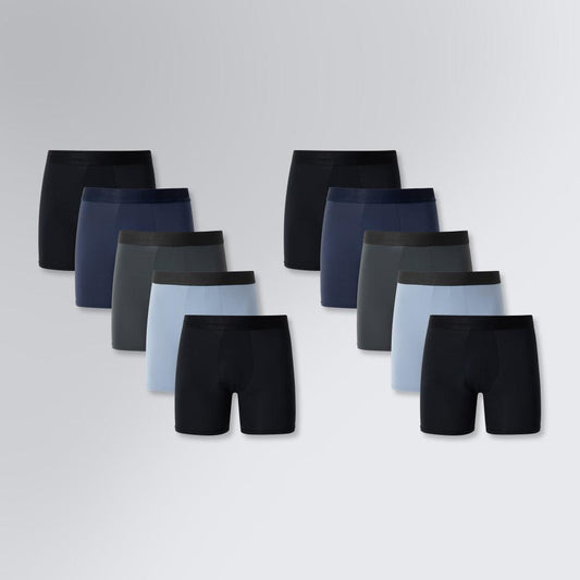Set mit 10 Performance-Boxershorts